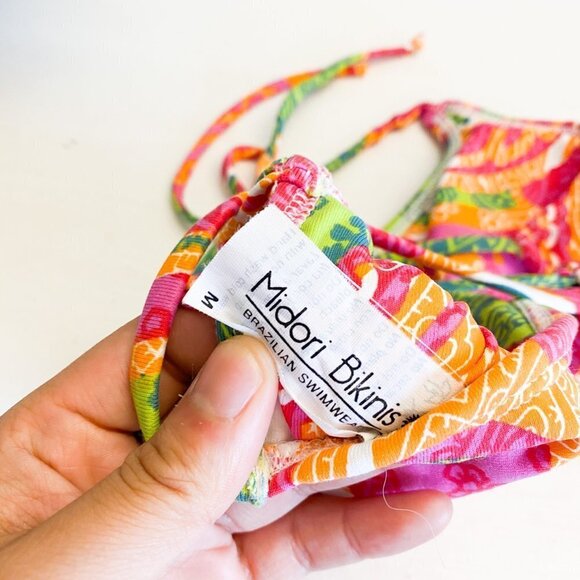 🌻 MIDORI BIKINIS Bali Mau Loa Bralette Top Medium - Picture 4 of 4